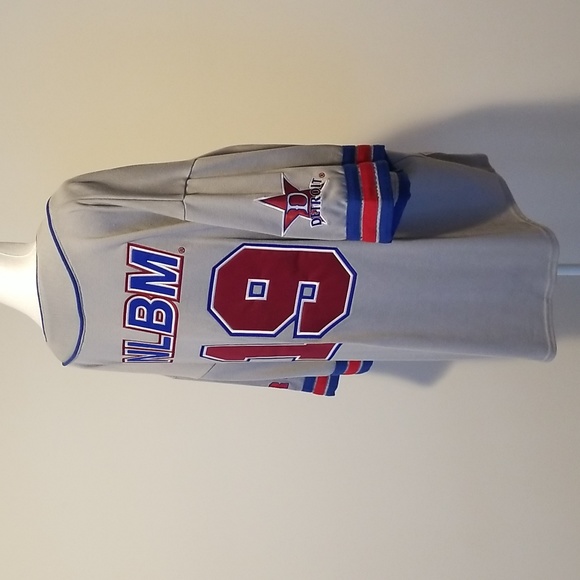 NWT! Big Boy Headgear Negro League Detroit Stars NLBM Gray, Red and Blue Jersey - Picture 2 of 7